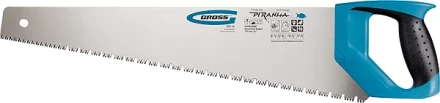 Ножовка по дереву "PIRANHA",550 мм,сегм.строение рабочей кромки,7-8 TPI,зуб-3D,2-х к. рук-ка GROSS 24119 купить в Нижневартовске