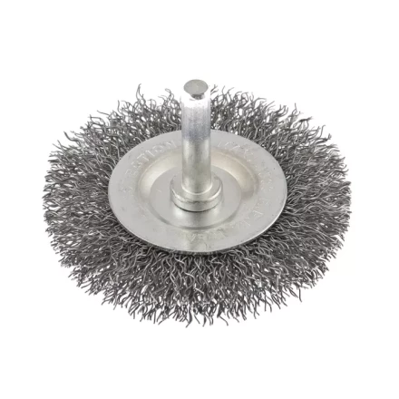 Щетка для дрели 60 мм плоская со шпилькой витая проволока  СИБРТЕХ 744467 купить в Нижневартовске