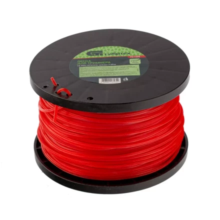 Леска для триммера звезда, на DIN катушке, 3 мм х 120 м, Россия Сибртех 961325 купить в Нижневартовске