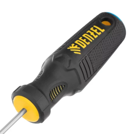 Отвертка SL3х75 мм, CrV, трехкомпонентная рукоятка Denzel 12188 купить в Нижневартовске