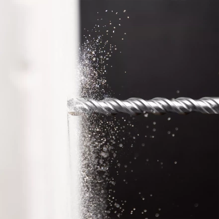 Бур по бетону Denzel, 14 x 310 мм , двойная спираль, три пылеотводящие кромки, 705033 купить в Нижневартовске