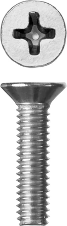 Винт ЗУБР "МАСТЕР" DIN 965, класс прочности 4.8, оцинкованный, M4x16мм, 5кг 303110-04-016 купить в Нижневартовске