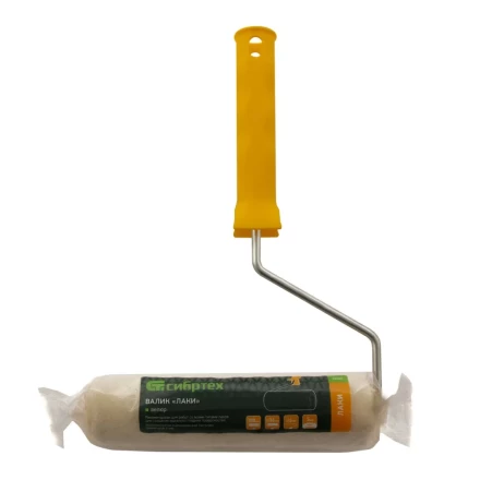 Валик &quot;Лаки&quot;, 180 мм, ворс 5 мм, D - 36 мм, D ручки - 6 мм, велюр Сибртех 80242 купить в Нижневартовске