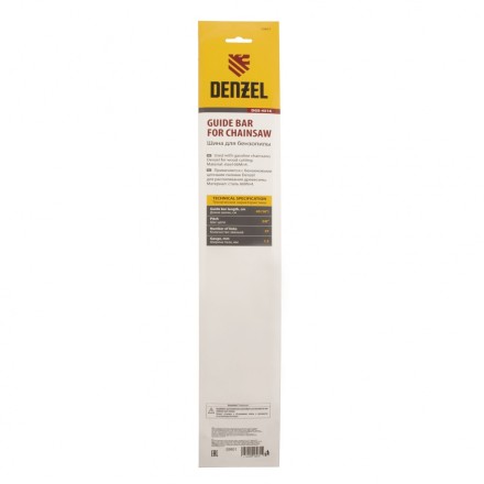 Шина для бензопилы Denzel DGS-4516, длина 40 см (16&quot;), шаг 3/8&quot;, паз 1.3 мм, 57 звеньев купить в Нижневартовске