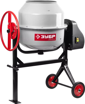 Бетоносмеситель ЗУБР, чугунный венец, 180л, 650Вт ЗБСЭ-180 купить в Нижневартовске
