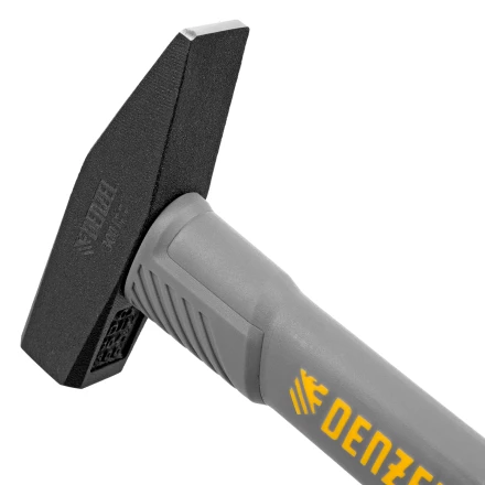 Молоток слесарный, 300 г Denzel, кованый, фибергласовая рукоятка c TPR покрытием 10483 купить в Нижневартовске