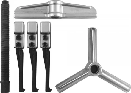 Съемник универсальный усиленный американского типа 2-3 захвата глубина 150мм набор  AE310142  Jonnesway 48924 купить в Нижневартовске