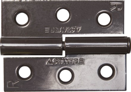 Петля дверная STAYER &quot;MASTER&quot; разъемная, цвет коричневый, правая, 65мм 37613-65-3R купить в Нижневартовске
