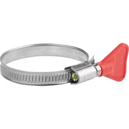 Хомуты ЗУБР "ЭКСПЕРТ" "Бабочка", нерж. сталь, накатная лента 9 мм, 40-60 мм, 2 шт 37835-40-60 купить в Нижневартовске