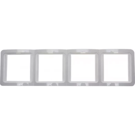 Панель СВЕТОЗАР "ГАММА" четверная вертикальная, цвет белый SV-54151-W купить в Нижневартовске