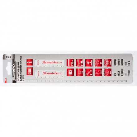 Полотна по дереву для сабельной пилы S1531L 215/5мм HCS 2 штуки PRO Matrix 782006 купить в Нижневартовске