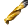 Сверло спиральное по металлу Denzel 9 x 125мм, Р6М5, Golden Tip, многогранная заточка, 718284 купить в Нижневартовске