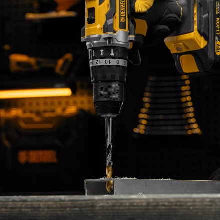 Сверло спиральное по металлу Denzel 9 x 125мм, Р6М5, Golden Tip, многогранная заточка, 718284 купить в Нижневартовске