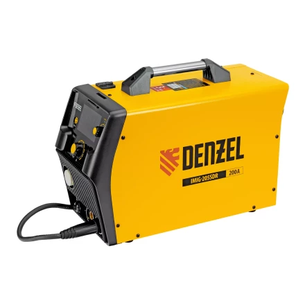 Аппарат инвертор. полуавтомат. cварки Denzel IMIG-205SDR, 200 А, ПВ 60%, катушка 5 кг купить в Нижневартовске