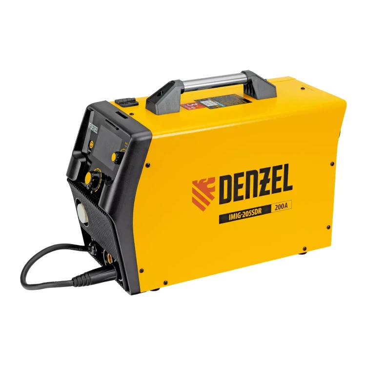 Аппарат инвертор. полуавтомат. cварки Denzel IMIG-205SDR, 200 А, ПВ 60%, катушка 5 кг купить в Нижневартовске