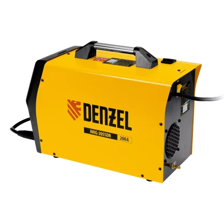 Аппарат инвертор. полуавтомат. cварки Denzel IMIG-205SDR, 200 А, ПВ 60%, катушка 5 кг купить в Нижневартовске