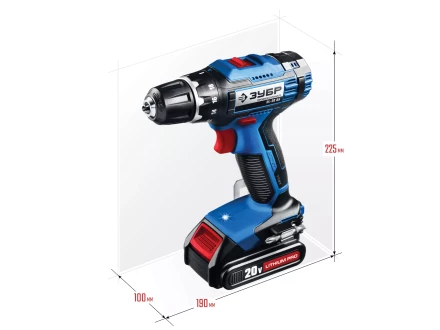 Дрель-шуруповерт 2 АКБ DL-20 A5 серия ПРОФЕССИОНАЛ купить в Нижневартовске