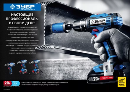 Дрель-шуруповерт 2 АКБ DL-20 A5 серия ПРОФЕССИОНАЛ купить в Нижневартовске