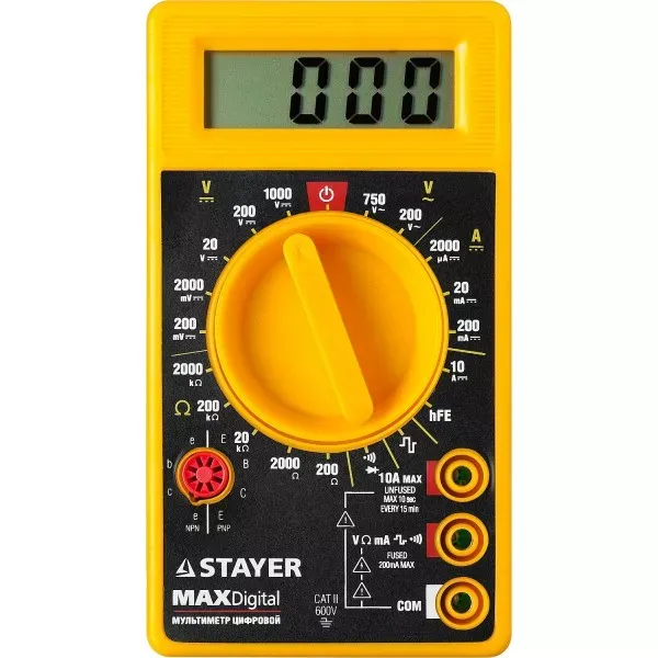 Мультиметр STAYER "MASTER" MAXDigital цифровой 45306 купить в Нижневартовске