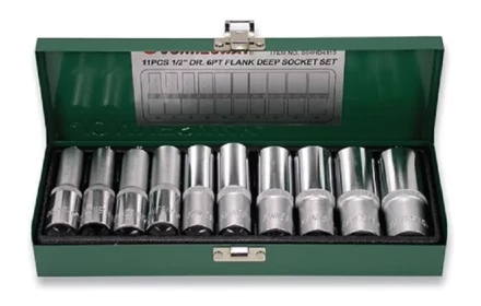 Набор головок торцевых глубоких 1/2"DR 10-24мм 11предметов Jonnesway S04HD411S 47243 купить в Нижневартовске