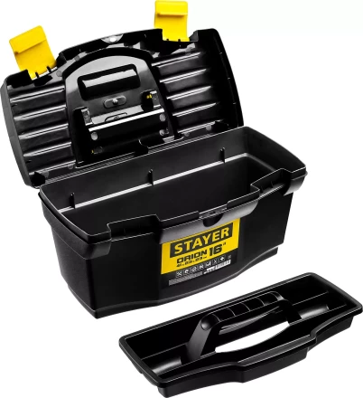Ящик для инструмента "ORION-16" пластиковый, STAYER 38110-16_z03 купить в Нижневартовске