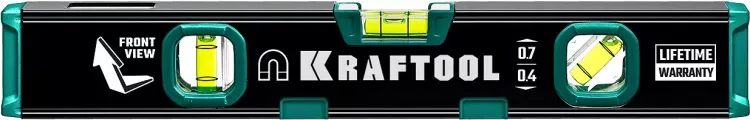Профессиональный магнитный уровень с зеркальным глазком KRAFTOOL 34784 купить в Нижневартовске