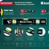 Профессиональный магнитный уровень с зеркальным глазком KRAFTOOL 34784 купить в Нижневартовске