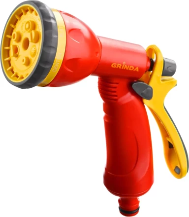 Распылитель GRINDA поливочный пластиковый, тип пистолетный, 8 позиционный 8-427370_z02 купить в Нижневартовске
