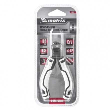 Кусачки торцевые Mini 105 мм авторазжим Pro Matrix 17837 купить в Нижневартовске