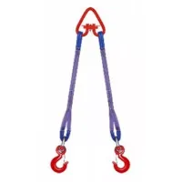 Строп текстильный двухветвевой 2СТ 10 т L=7 м SF7 240 мм Звено РТ-3