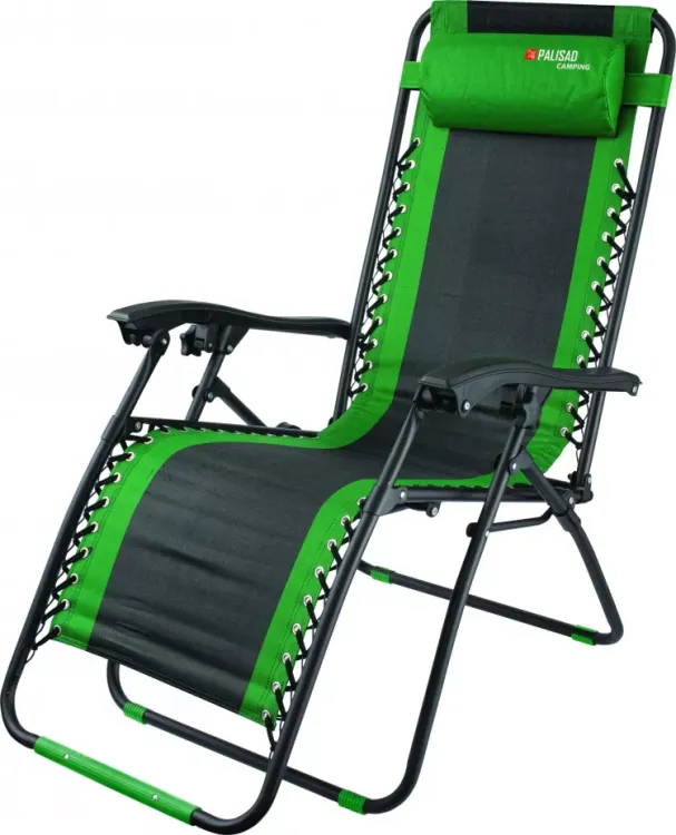 Кресло-шезлонг складное многопозиционное 160х63,5х109cм Camping Palisad 69606 купить в Нижневартовске