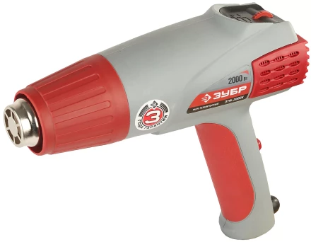 Фен ЗУБР, электр регулировка t, 3 режима работы, керам изолятор, кейс с насад, 2000Вт ЗТФ-2000К купить в Нижневартовске