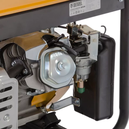 Генератор бензиновый PS 55 EA, 5.5 кВт, 230 В, 25 л, коннектор автоматики 5 PIN, электростартер Denzel 9468743 купить в Нижневартовске