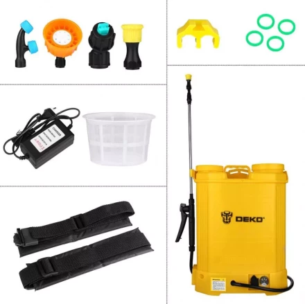 Опрыскиватель садовый аккумуляторный DEKO DKSP10, 16 л, 065-0942 купить в Нижневартовске
