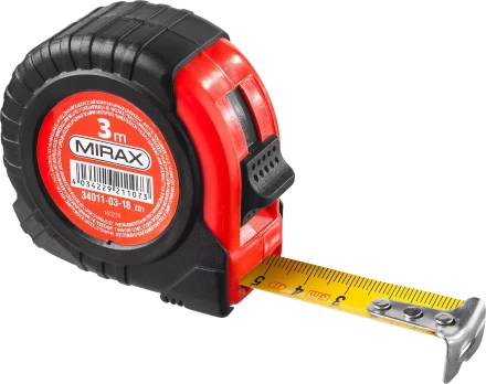 Рулетка MIRAX, обрезиненный пластиковый корпус, 3м/18мм 34011-03-18_z01 купить в Нижневартовске