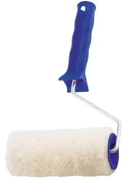 Валик &quot;НАТУРАЛЬНЫЙ МЕХ&quot; с ручкой, в КАТ-КЕЙСЕ, 100мм, ворс 12мм, D-48мм, D ручки-6мм СИБРТЕХ 80120 купить в Нижневартовске