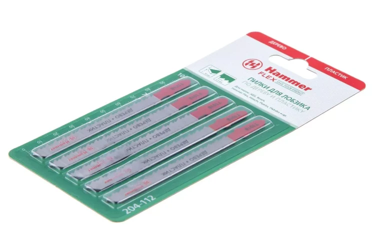 Пилки для лобзика HAMMER JG WD T101B (5шт.) купить в Нижневартовске