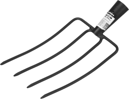 Вилы GRINDA кованые, навозные 4 круглых зубца, без черенка, 180х300мм 39720-4_z01 купить в Нижневартовске