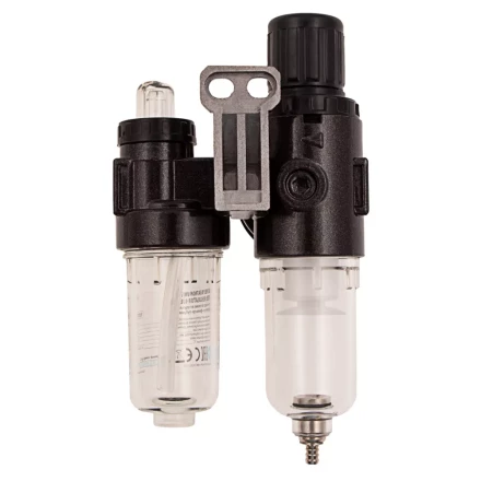 Блок подготовки воздуха регулятор-фильтр-лубрикатор FLR1500, 10 бар, 1500 л/мин, 1/4" Denzel 57469 купить в Нижневартовске