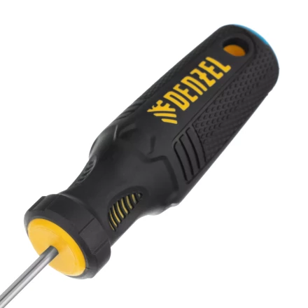 Отвертка SL3х100 мм, CrV, трехкомпонентная рукоятка Denzel 12190 купить в Нижневартовске