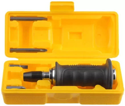 STAYER "PROFI". Набор: Отвертка ударно-поворотная, обрезиненная рукоятка, с битами 25663-H4 купить в Нижневартовске