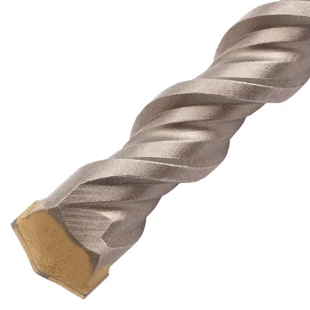 Бур по бетону Denzel, 18 x 460 мм, двойная спираль, три пылеотводящие кромки, 705045 купить в Нижневартовске