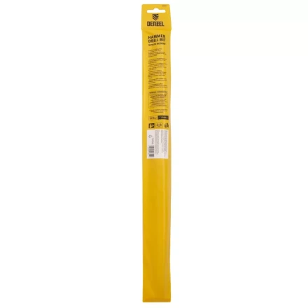 Бур по бетону Denzel, 18 x 460 мм, двойная спираль, три пылеотводящие кромки, 705045 купить в Нижневартовске