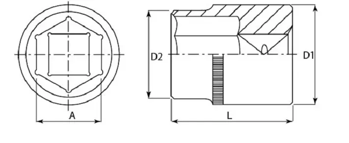 Головка торцевая 3/8"DR 13 мм S04H3113  Jonnesway 48016 купить в Нижневартовске