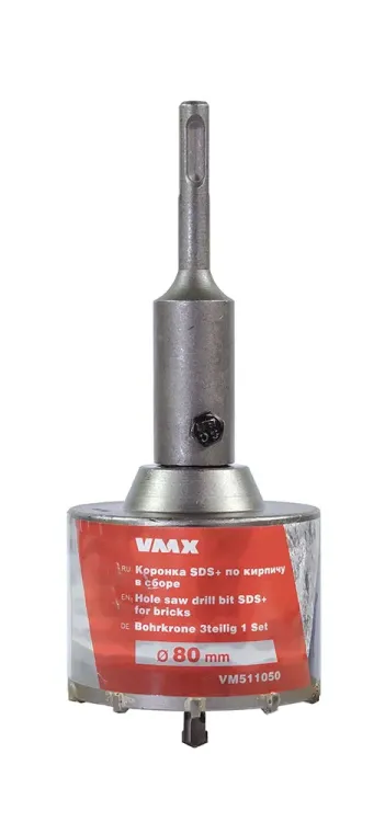Коронка SDS+ ф80 мм по кирпичу в сборе VMX 511050 купить в Нижневартовске