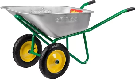 Тачка GRINDA строительная двухколесная, 110 литров 422394 купить в Нижневартовске