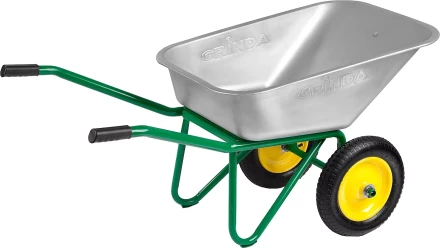 Тачка GRINDA строительная двухколесная, 110 литров 422394 купить в Нижневартовске