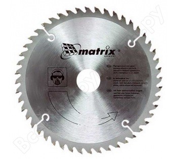 Пильный диск по дереву 160 х 20мм 24 зуба + кольцо 16/20  MATRIX  Professional 73211 купить в Нижневартовске