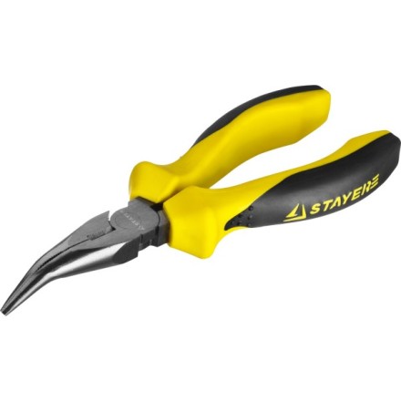 Тонкогубцы STAYER &quot;PROTech&quot; изогнутые, эксцентриковое расположение шарнира, 160мм 22027-4-16_z02 купить в Нижневартовске