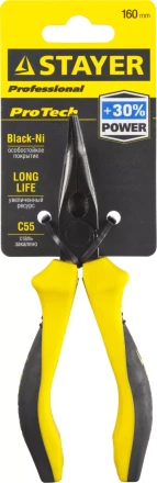 Тонкогубцы STAYER "PROTech" изогнутые, эксцентриковое расположение шарнира, 160мм 22027-4-16_z02 купить в Нижневартовске